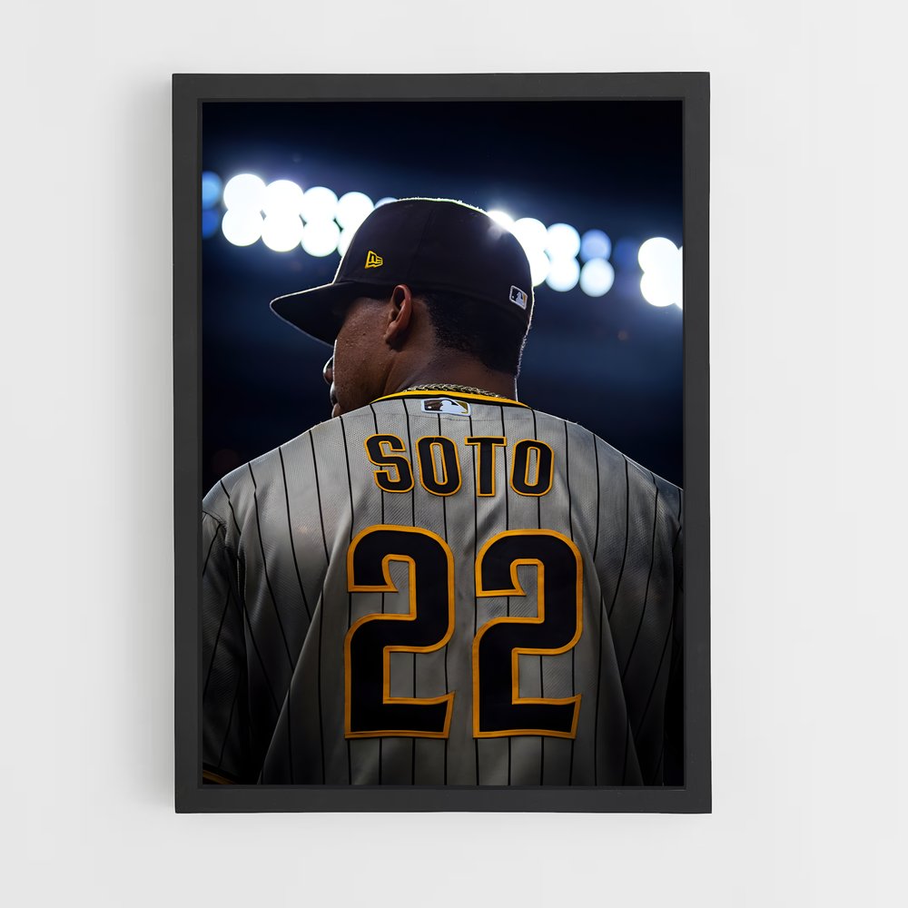 Poster Juan en Action – affiche Baseball (vue 2)